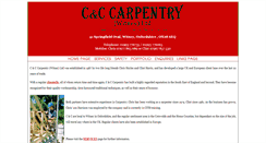 Desktop Screenshot of candc-carpentry.co.uk