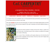Tablet Screenshot of candc-carpentry.co.uk